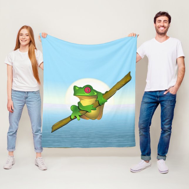 Couverture Polaire Grenouille (En situation)