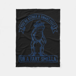 Couverture Polaire Grenouille drôle type intelligent pet Smella humou