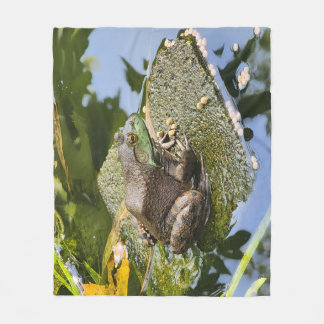 Couverture Polaire Grenouille - Vieux Coassement