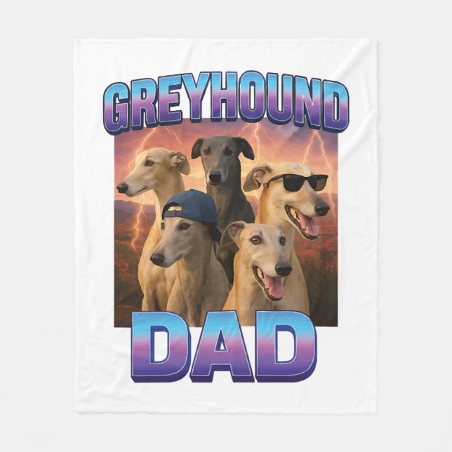 Couverture Polaire Greyhound (Devant)