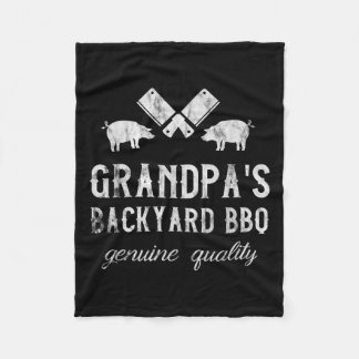 Couverture Polaire Grill Bbq Grandpa Dit _ Citation Barbecue Grill