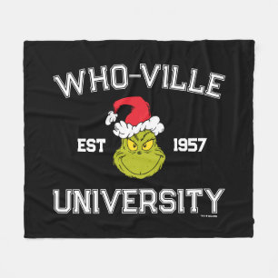 Couverture Polaire Grille Who-ville University Est 1957