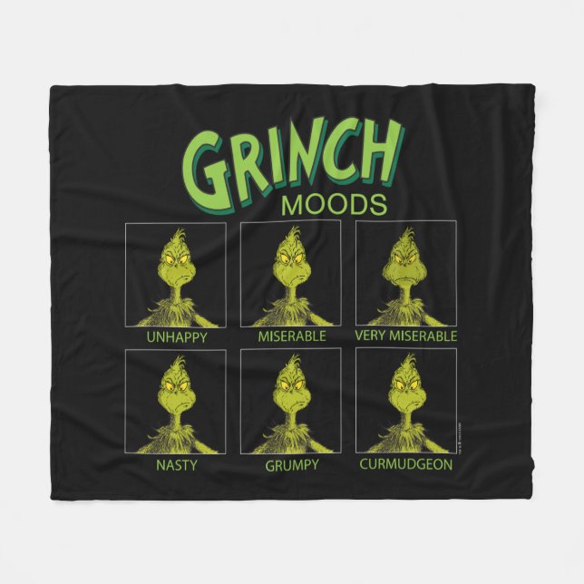 Couverture Polaire Grinch | Tableau d'humeurs (Devant (Horizontal))