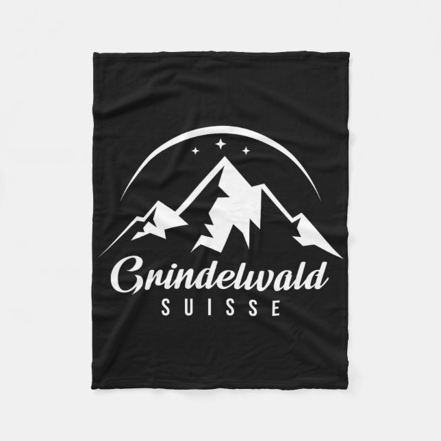 Couverture Polaire Grindelwald Suisse Station de ski Ski Snowboar (Devant)