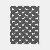 Gris de motif de silhouettes de poseur anglais