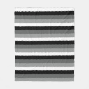 Couverture Polaire Gris noir Gris cendré blanc