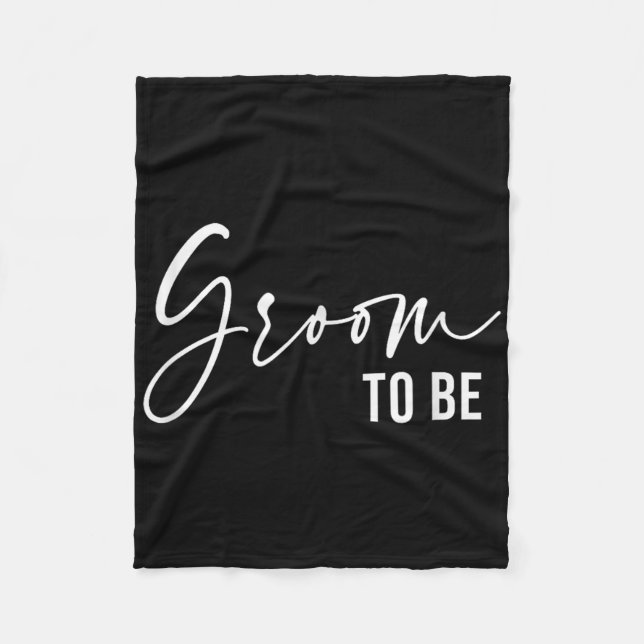 Couverture Polaire Groom To Be, Bachelorette Mariage (Devant)