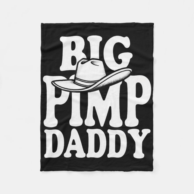 Couverture Polaire Gros Pimp Daddy Costume d'Halloween (Devant)