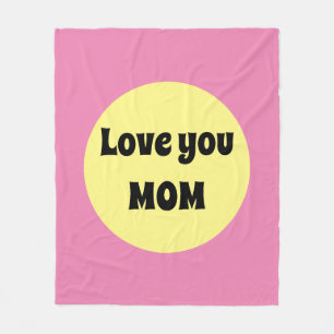 Couverture Polaire Gros point jaune