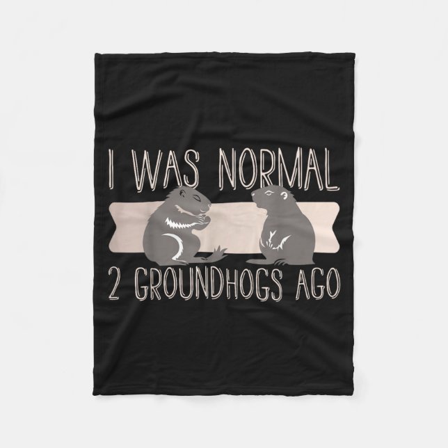 Couverture Polaire Groundhog Shirt Groundhog Lover Groundhogs _12  (Devant)