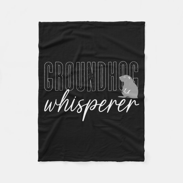 Couverture Polaire Groundhog Shirt Groundhog Lover Groundhogs _25  (Devant)