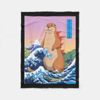 Groundhogzilla drôle japonais grande vague anime G
