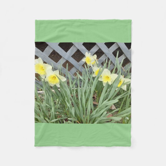 Couverture Polaire Groupe de Daffodiles (Devant)