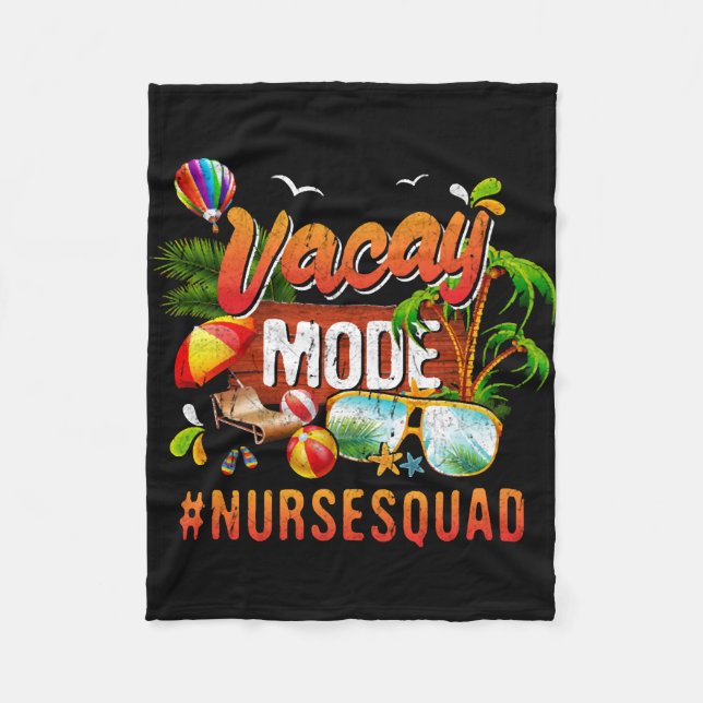 Couverture Polaire Groupe de vacances infirmières Nursesquad (Devant)