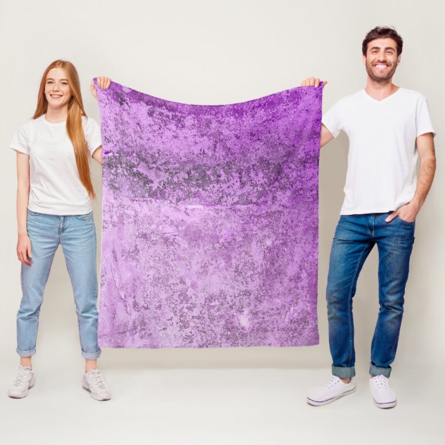 Couverture Polaire Grunge texture de béton (En situation)