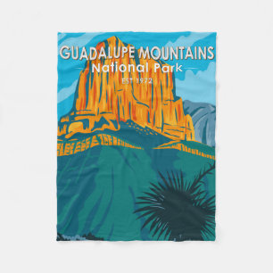Couverture Polaire Guadalupe Mountain National Park Texas Vintage