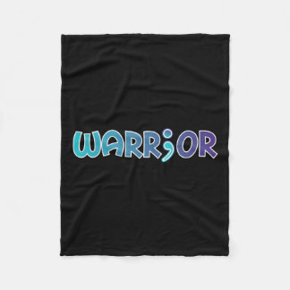 Couverture Polaire Guerrier anti-suicide Anxiété sensibilisation