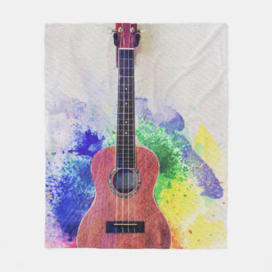Couverture Polaire Guitare acoustique mignonne