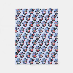 Couverture Polaire Guitare de coeur de métalphant (multiimage)