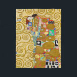 Couverture Polaire Gustav Klimt Exécution Nouveau Couple<br><div class="desc">Gustav Klimt,  Fulfillment 1910-1911 Couple Art Nouveau avec la signature de Klimt design tourbillonnant et belle peinture or.</div>