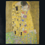 Couverture Polaire Gustav Klimt - Le baiser<br><div class="desc">The Kiss / Der Kuss - Gustav Klimt en 1907-1908</div>