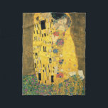 Couverture Polaire GUSTAV KLIMT - Le baiser 1907<br><div class="desc">GUSTAV KLIMT - Le baiser 1907Huile et feuille d'or sur toile</div>
