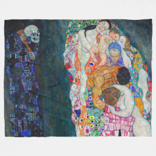 Couverture Polaire Gustav Klimt - Mort et vie