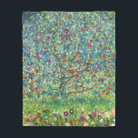 Couverture Polaire Gustav Klimt : Pommier<br><div class="desc">Une couverture vintage avec du charme d'ouatine comportant un pommier coloré,  peint par le peintre symboliste autrichien Gustav Klimt.</div>