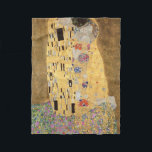 Couverture Polaire Gustav Klimt | The Kiss, 1907-08<br><div class="desc">The Kiss,  1907-08 | par Gustav Klimt | Lieu de l'art : Osterreichische Galerie Belvedere,  Vienne,  Autriche | Artiste autrichien | Numéro de collection d'images : XAM601</div>