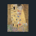 Couverture Polaire Gustav Klimt | The Kiss, 1907-08<br><div class="desc">The Kiss,  1907-08 | par Gustav Klimt | Lieu de l'art : Osterreichische Galerie Belvedere,  Vienne,  Autriche | Artiste autrichien | Numéro de collection d'images : XAM601</div>