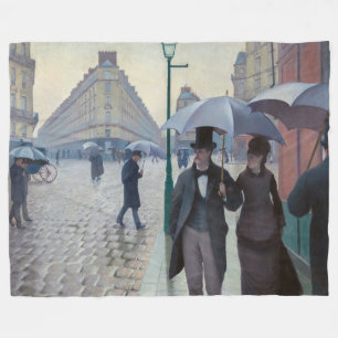Couverture Polaire Gustave Caillebotte - Paris Street ; Rainy Day