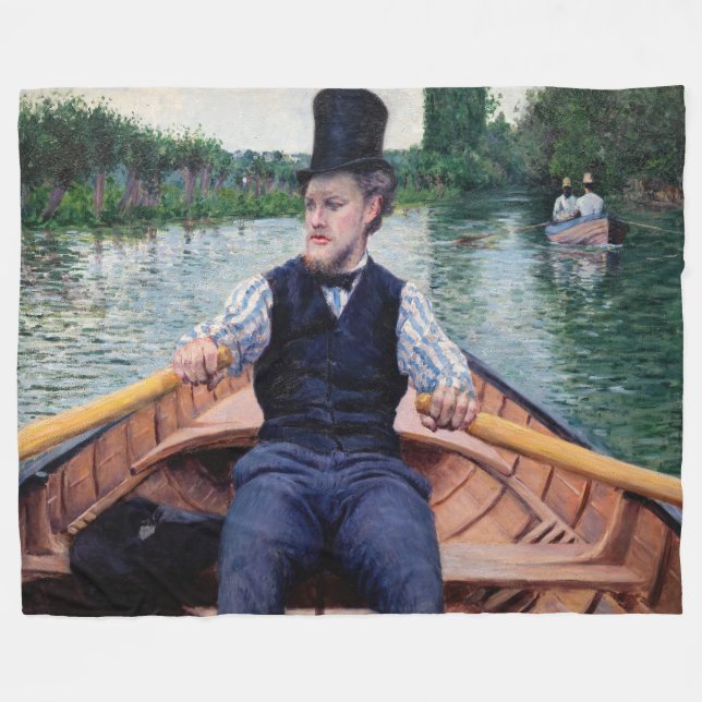 Couverture Polaire Gustave Caillebotte - Partie de bateau (Devant (Horizontal))