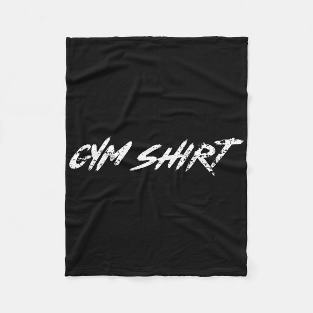Couverture Polaire Gym Funny Weightlifting Bodybuilding Workout Power (Devant)