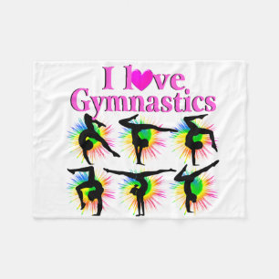 COUVERTURE POLAIRE GYMNAST CUIT ET ADORABLE