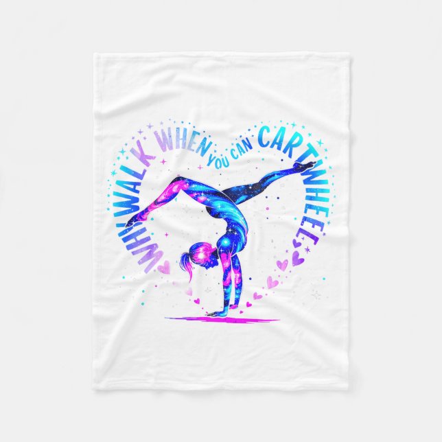 Couverture Polaire Gymnast Just A Girl Who Loves Gymnastics For Women (Devant)