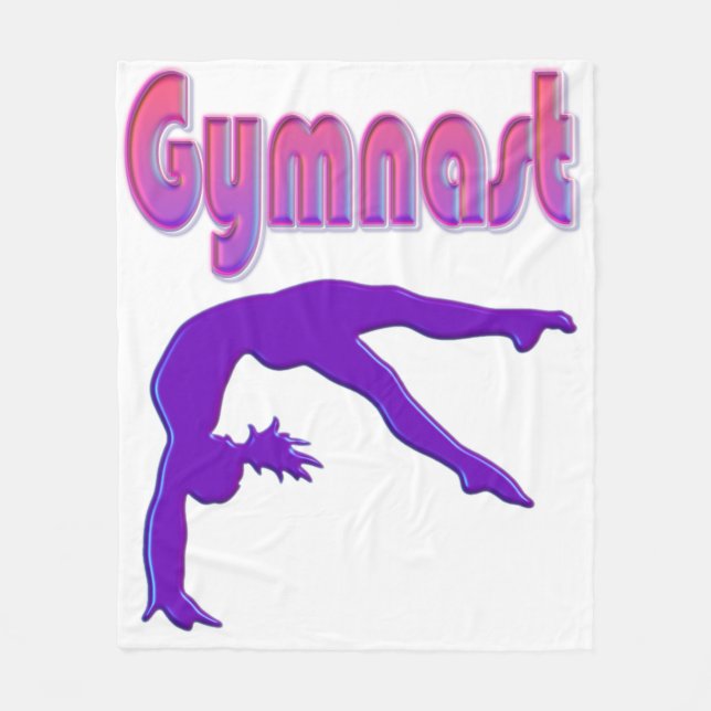 Couverture Polaire Gymnaste Power Tumbling Purple Metallen (Devant)