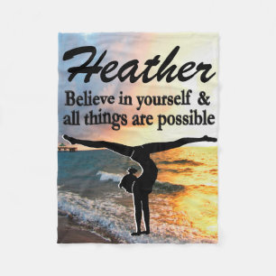 COUVERTURE POLAIRE GYMNASTICS PERSONNALISÉS FLEECE BLANKET PERSONNAL