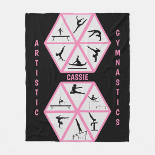 Couverture Polaire Gymnastique artistique Hexagon Fleece Blanket