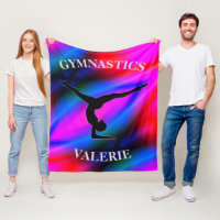 Gymnastique Colorful Fleece Blanket