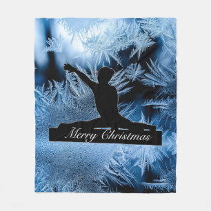 Couverture Polaire Gymnastique "Joyeux Noël" Frozen