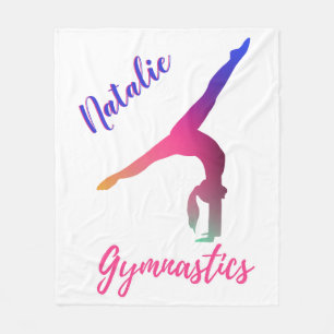Couverture Polaire Gymnastique Kickover rose violet Personnalisé