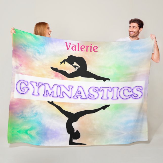 Couverture Polaire Gymnastique Pastel Girls Fleece Blanket (En situation)