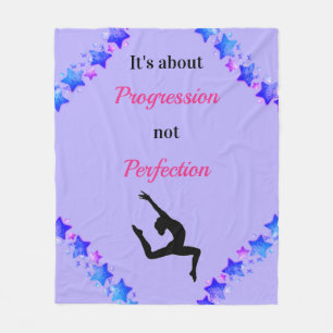 Couverture Polaire Gymnastique Progression pas perfection Motivation