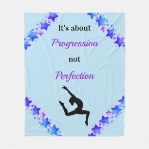 Couverture Polaire Gymnastique Progression pas perfection Motivation