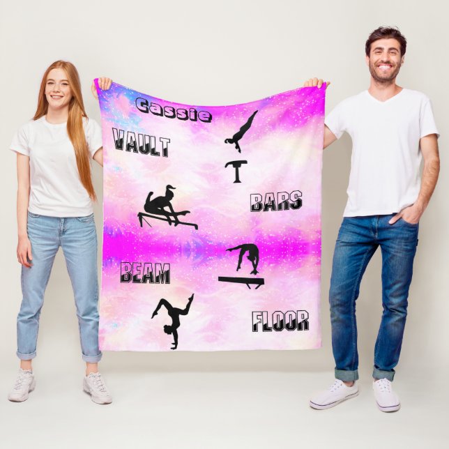 Couverture polaire Gymnastique Saut, Barres, Poutr (En situation)