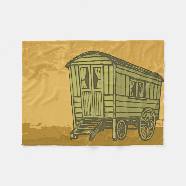 Couverture Polaire Gypsy caravan (Devant (Horizontal))