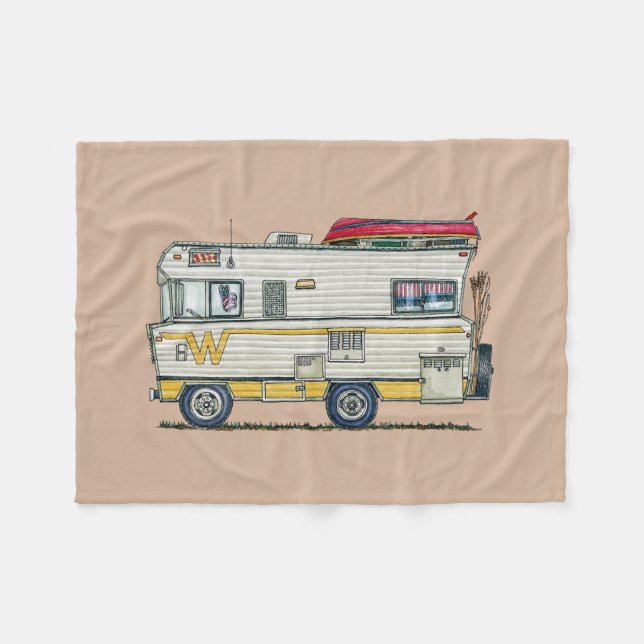 Couverture Polaire Habillement du campeur rv de Winnebago (Devant (Horizontal))
