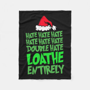 Couverture Polaire Haine Haine Double Haine Loathe Entièrement Fun Ch