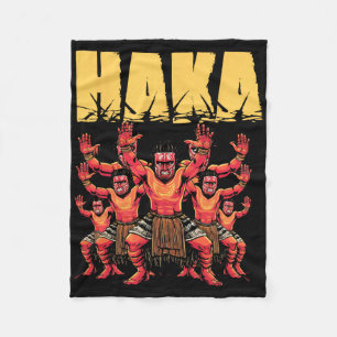 Couverture Polaire Haka Dance Maori Funny New Zealand Culture Outdoor