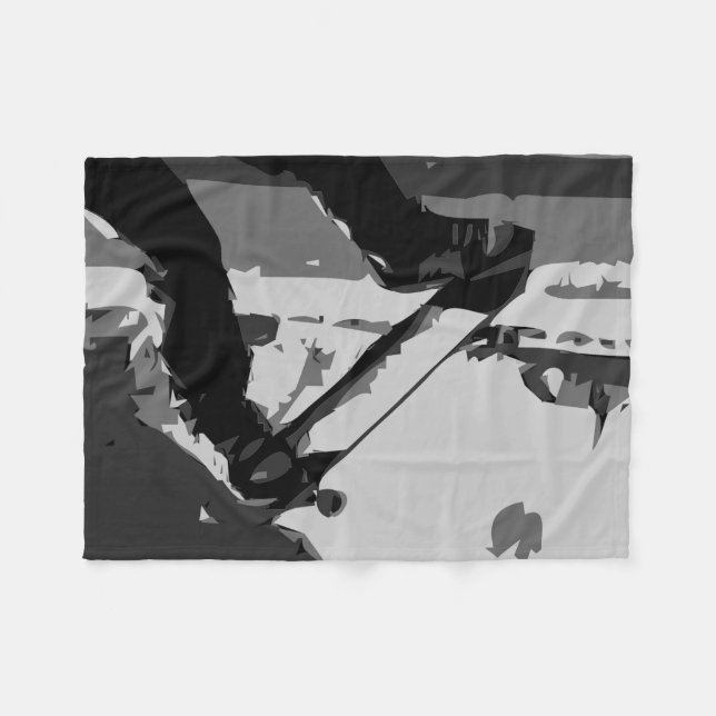 Couverture Polaire Half pipe Skateboarding (Devant (Horizontal))